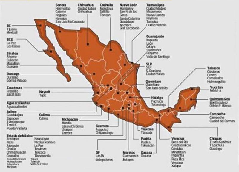 Los municipios más importantes – elecciones 2012