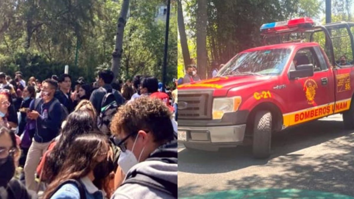 Desalojan edificio de la UNAM por amenaza de bomba