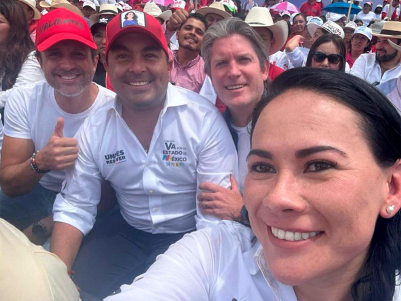 Hermanos de del Mazo acompañaron a Del Moral
